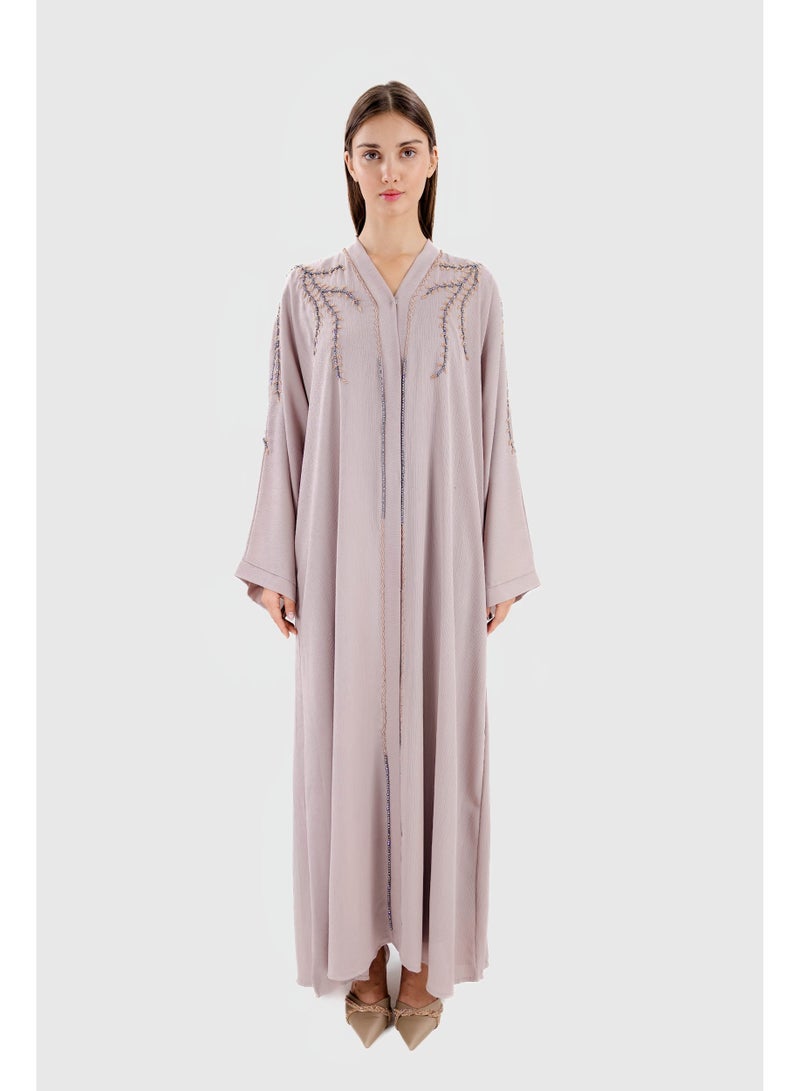 Ophelia Liora Luxury Dubai Style Abaya – Premium Open Abaya for Women, Elegant Modest Wear - Image 1